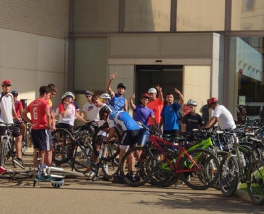 EStudiantes de Ciencias del Deporte en El Campus de Huesca 