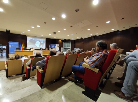 Un momento del acto de clñausura del curso de la UEZ en el Campus de Huesca 