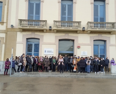 Celebración del 8M, Día de las Mujeres, en el Campus de Huesca en años anteriores 