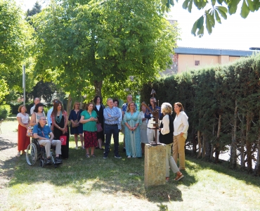 Inauguración de la escultura 