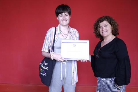 Giu Losantos y Ángela Alcalá 