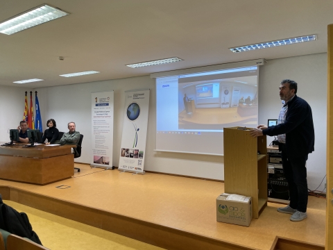 Presentación de resultados en la Escuela Politécnica del Campus de Huesca 