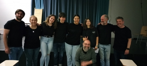 Grupo de teatro &#039;En obras&#039;, del Campus de Huesca 